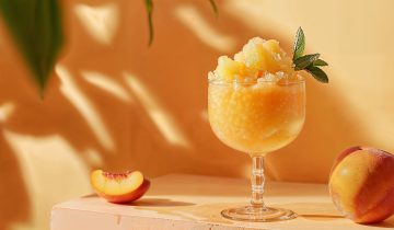 Sip into Summer: The Peachy Protein Mocktail